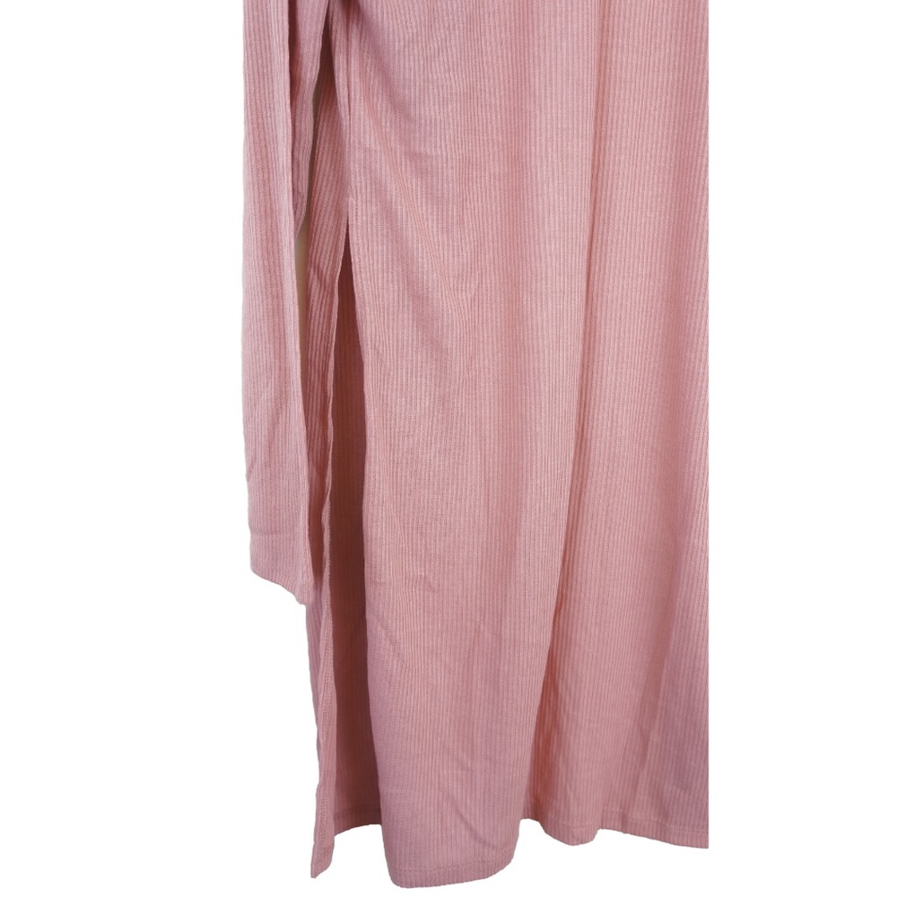 Blush Ribbed Cardigan - Picture 4 of 5